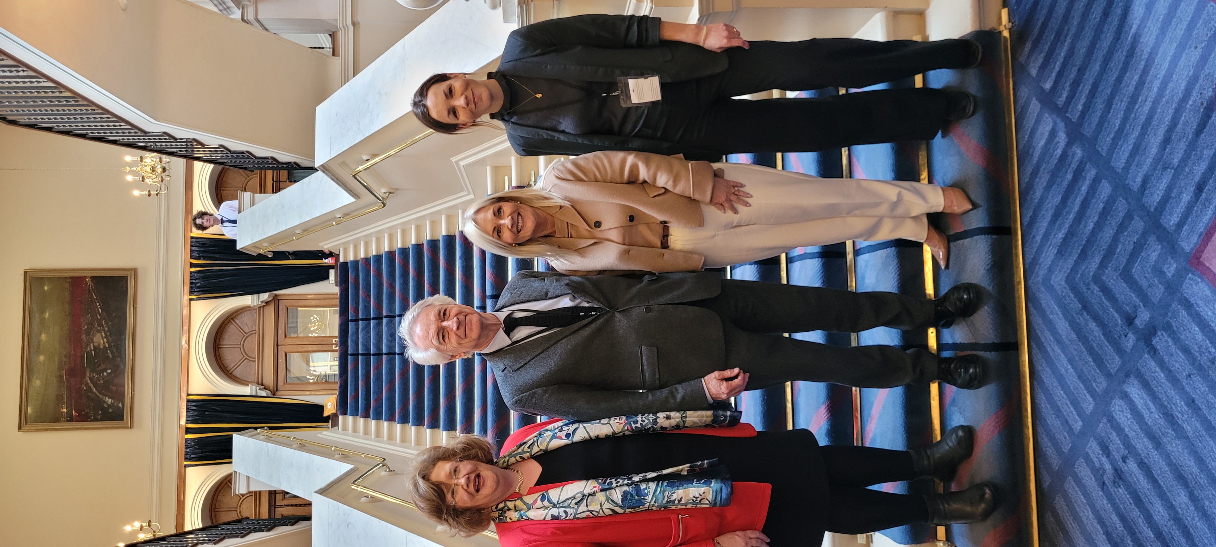 Maria Byrne, André Reichardt, Veronica Murphy et Anne Lambelin