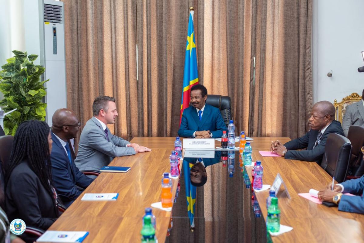 Visite assemblée nationale RDC